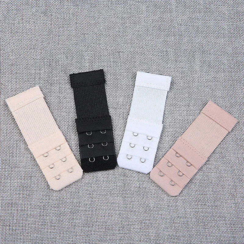 1PC Bra Extender for Women'S 2 Hook Elastic Bra Extension Strap Hook Clip Expander Adjustable Belt Buckle Intimates