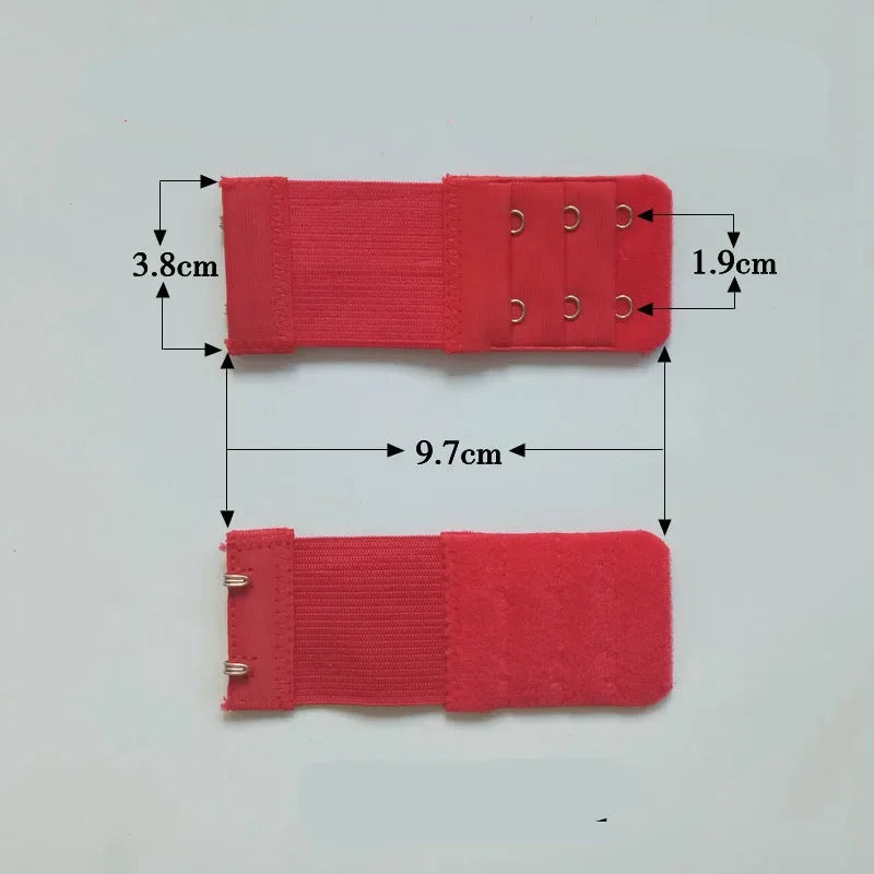 1PC Bra Extender for Women'S 2 Hook Elastic Bra Extension Strap Hook Clip Expander Adjustable Belt Buckle Intimates